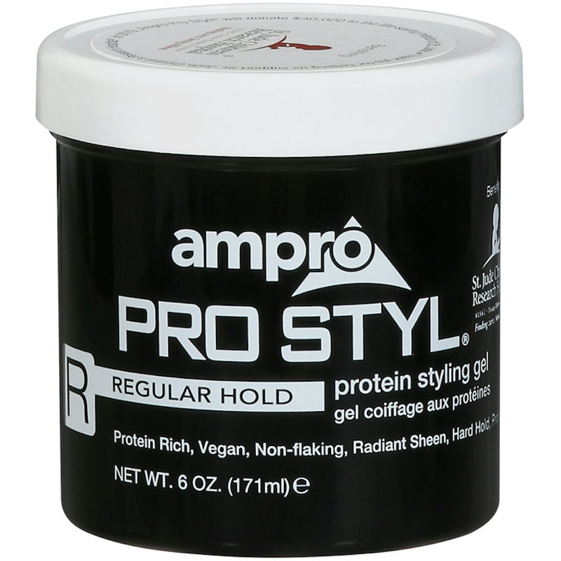 Ampro Ampro Pro Styl Protein Styling Gel, 6 oz - Alcohol-Free Firm Hold Hair Care