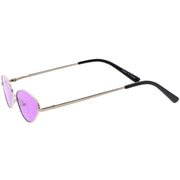 zeroUV Retro 1990's Color Tone Metal Cat Eye Sunglasses C724 Sunglasses