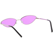 zeroUV Retro 1990's Color Tone Metal Cat Eye Sunglasses C724 Sunglasses