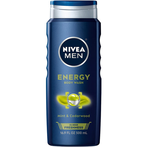 Nivea Nivea For Men Body Wash, 3 In 1, Energy Body Wash