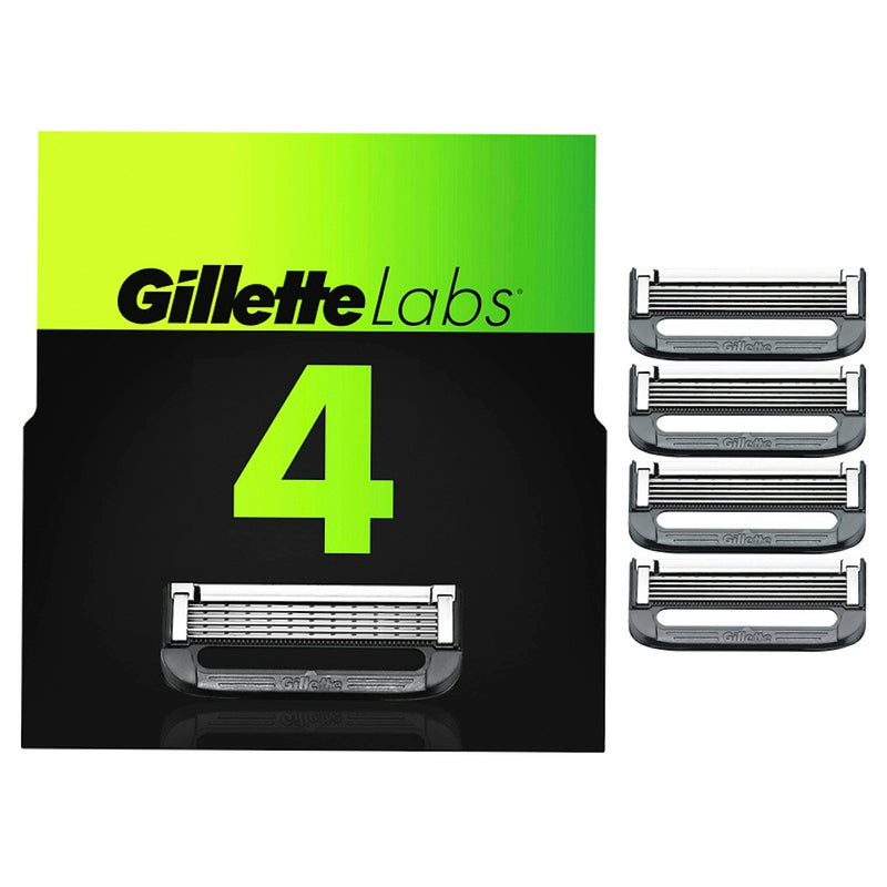 Gillette Labs Razor Blade Refills With Exfoliating Bar