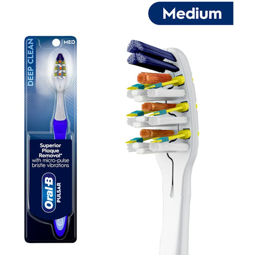Oral-B Oral-B Vibrating Pulsar Expert Clean Medium Toothbrush Battery Toothbrushes