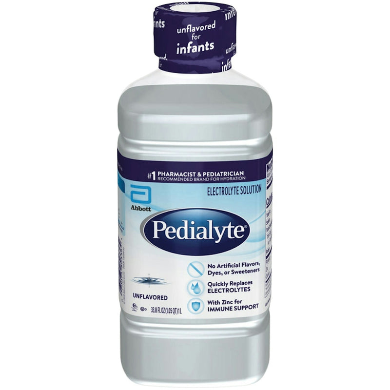 Pedialyte Pedialyte Electrolyte Solution, 33.8 Fl Oz Bottle, Unflavored Baby Food