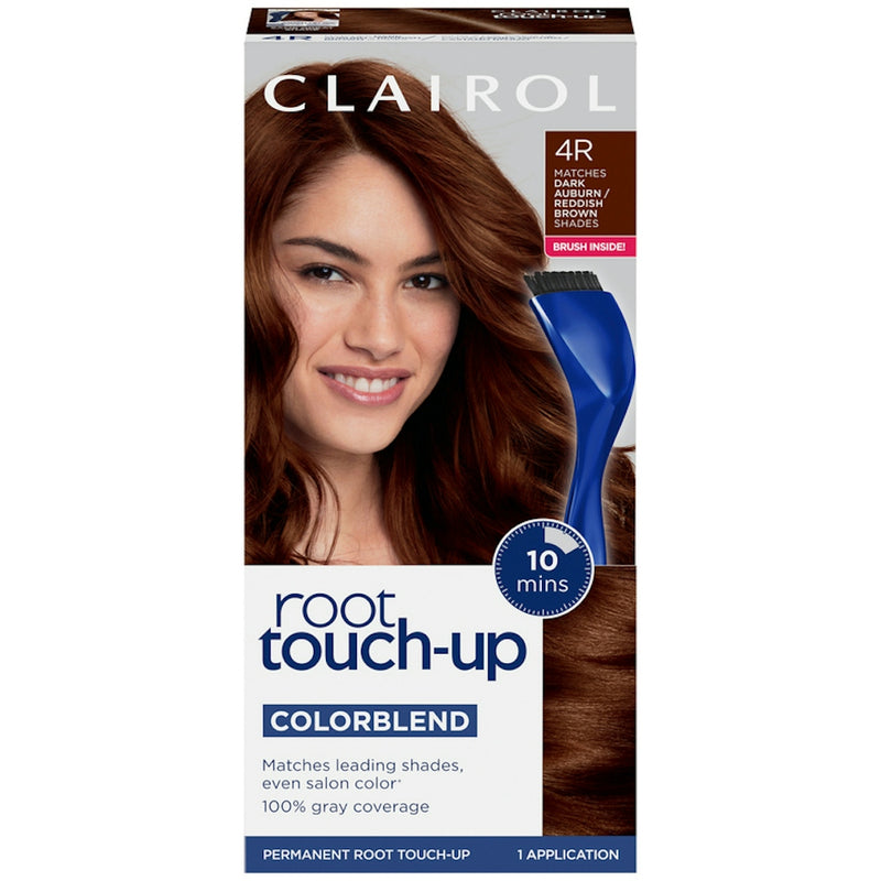 Root Touch-Up Root Touch-Up Clairol Nice 'n Easy Permanent Hair Color, 4R Dark Auburn/Reddish Brown Hair Color