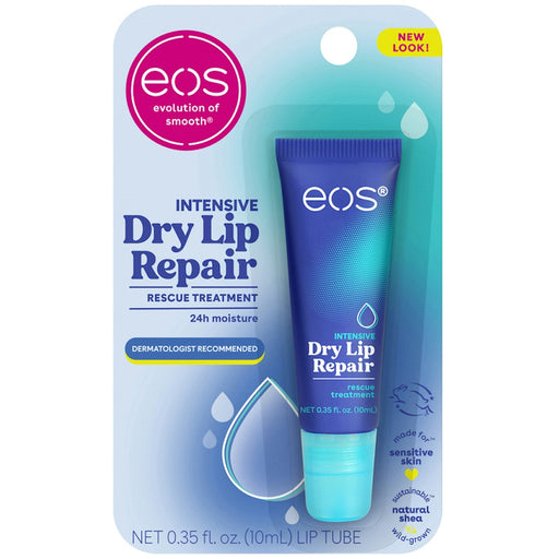 EOS EOS The Hero Lip Repair Ointment – Advanced Healing Treatment for Dry, Cracked Lips – 0.35 oz Lip Balms & Treatments Light Gray