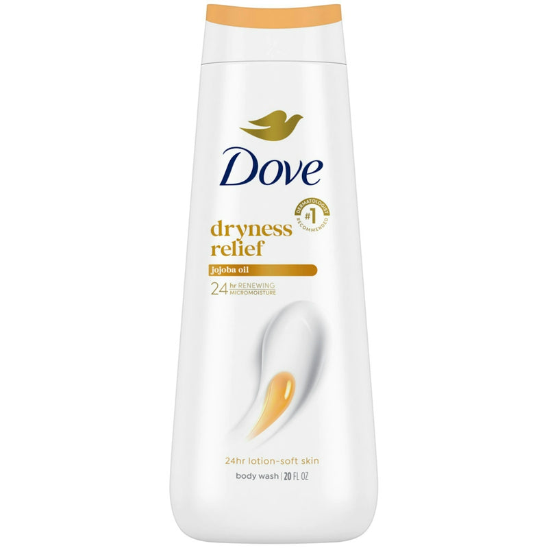 Dove Dove Beauty Dryness Relief With Jojoba Oil Body Wash - 22 Fl Oz Body Wash White Smoke