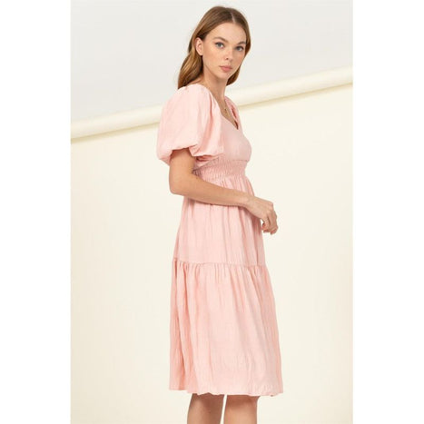 Find Me Again Tiered Midi Dress