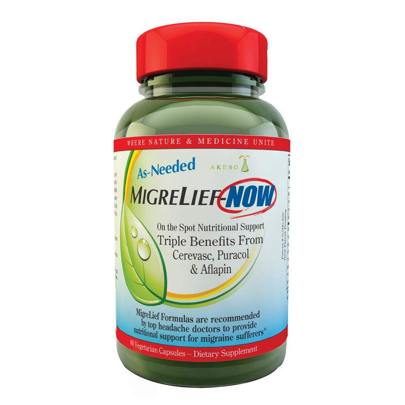 MigreLief MigreLief Now 60 Capsules Health & Beauty White Smoke