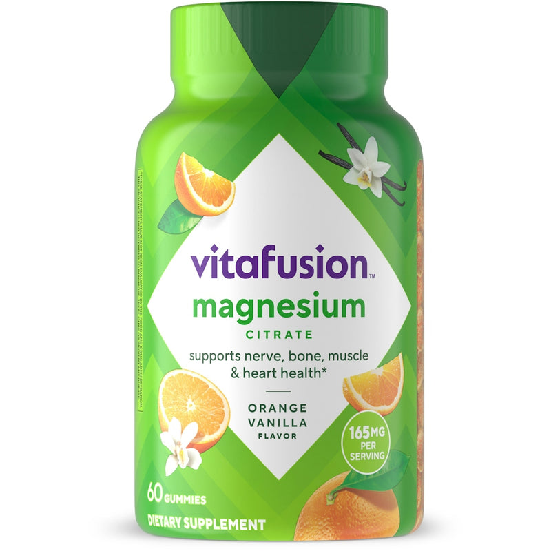 Vitafusion Vitafusion Magnesium Natural Tropical Citrus Flavor Adult Gummies 60 Ct Bottle Vitamins & Supplements