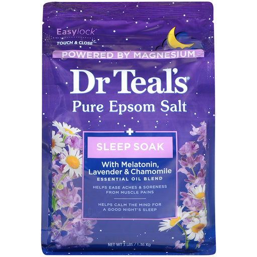 Dr Teal's Dr Teal's Pure Epsom Salt Melatonin Sleep Soak 3 Lb Bath & Body