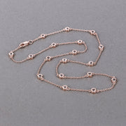 Bids.com 1.62 Carat Genuine Morganite .925 Sterling Silver Necklace Necklaces