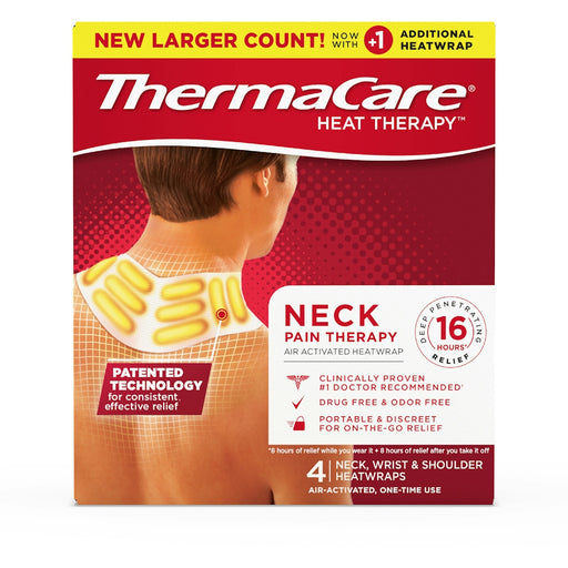 ThermaCare ThermaCare Neck, Wrist & Shoulder Pain Relief Heatwraps Health & Beauty