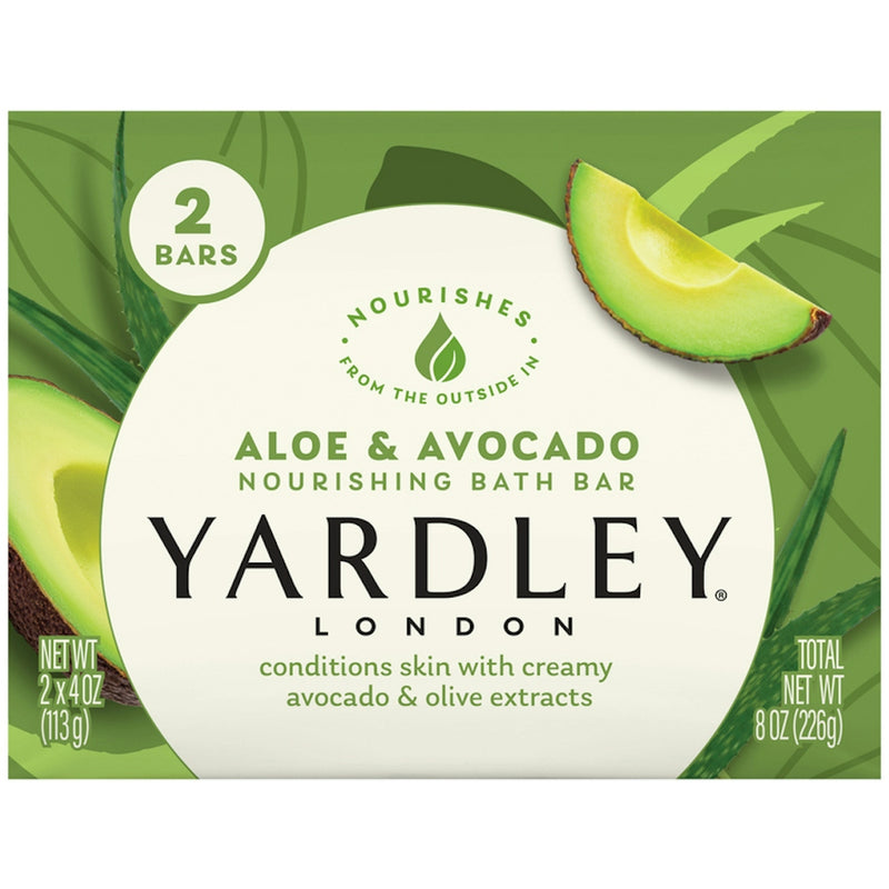Yardley Yardley London Bath Bar, Nourishing, Aloe & Avocado Bath & Body