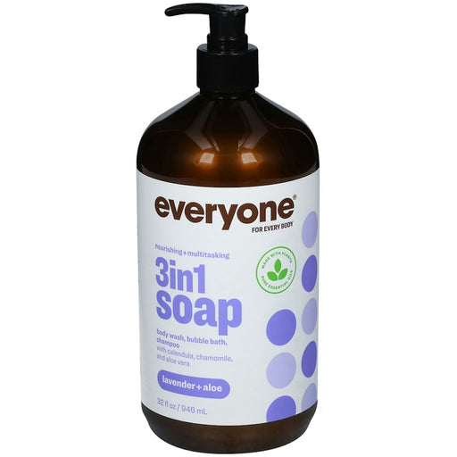 Everyone Everyone 3 In 1 Lavender + Aloe Soap 32 Fl Oz Health & Beauty