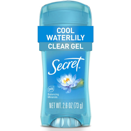 Secret Secret Fresh Cool Waterlily Clear Gel Antiperspirant And Deodorant - 2.6oz Deodorant
