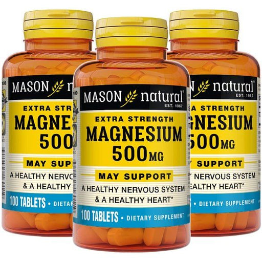 Mason Natural Mason Natural® Magnesium Extra Strength - 500 Mg Health & Beauty