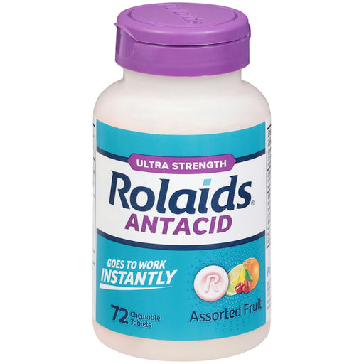 Rolaids Rolaids Ultra Strength Antacid Chewable Tablets - Assorted Fruit Health & Beauty