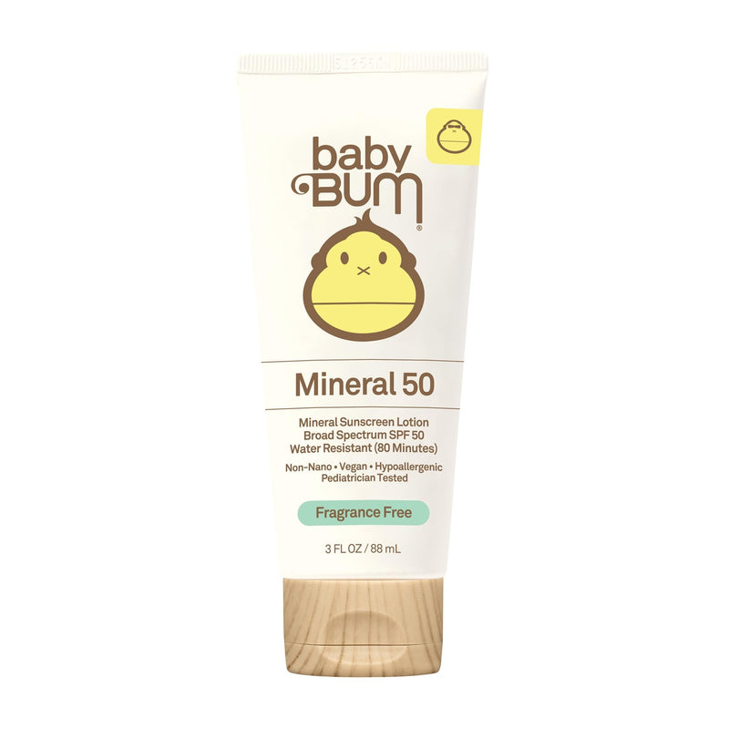 Baby Bum Baby Bum Mineral Sunscreen Lotion SPF 50 - 3 Fl Oz Lotion & Moisturizer