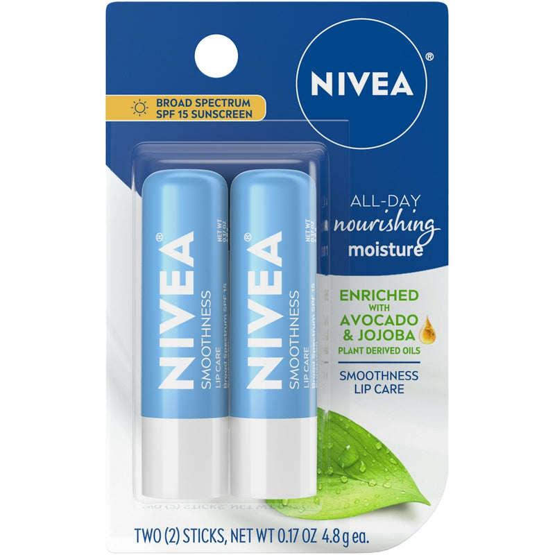 Nivea Nivea Smoothness Lip Balm Dual Pack Lip Balms & Treatments