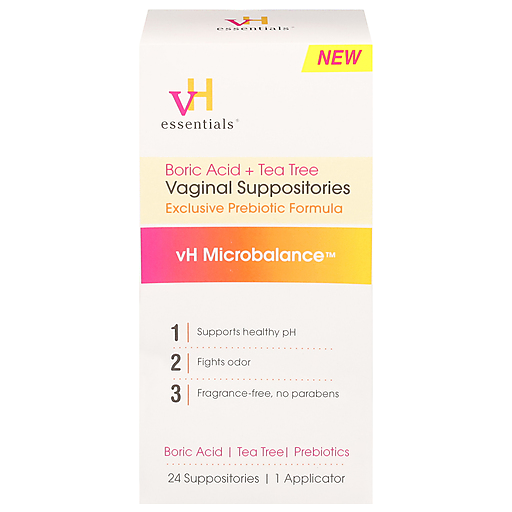 Vh Essentials Vh Essentials Boric Acid Suppositories - Feminine Health - 30 Capsules Health & Beauty