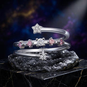 Bids.com 925 Sterling Silver CZ Pavé Ring Rings