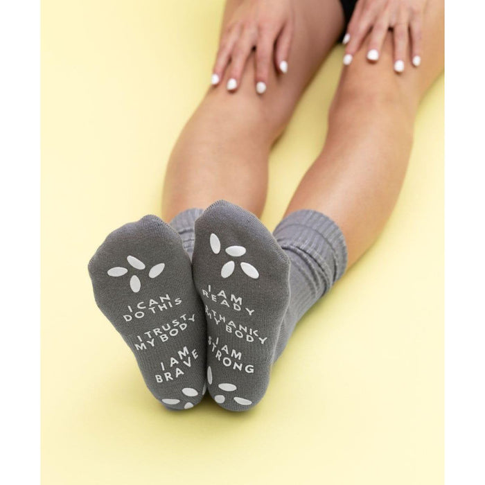 Sunflower Motherhood - Birthing Affirmation Hospital Socks