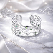 Bids.com S925 Sterling Silver Pavé Setting CZ Ring Rings