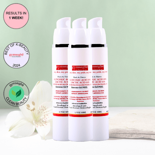 gymsegbë Thick As Thieves Pure Glycolic Acid Lactic Acid Extreme Gel Peel - 50ml Exfoliation, Dark Spots, Hyperpigmentation