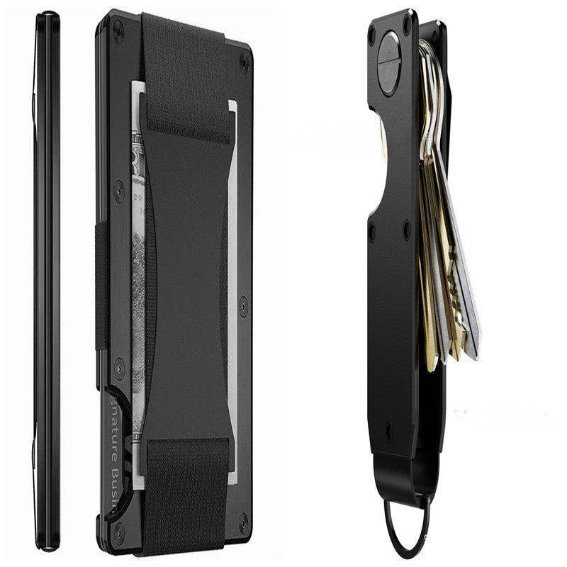 SmartPursue™ Carbon Fiber Wallet - RFID Blocking Metal Card Holder Card Wallet