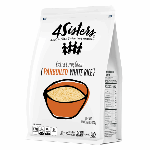 Cozy Farm - 4 Sisters Rice Xtra Lg Parboiled - Case Of 6 - 2 Lb"