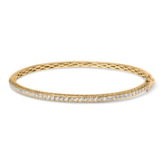 Bids.com 14K Rose Gold 1.00 Cttw Half Eternity Diamond Bangle Bracelet (G-H Color, SI2-I1 Clarity) - 7" Inches Bracelets