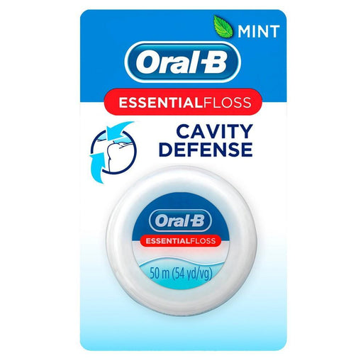 Oral-B Oral-B Essential Floss Cavity Defense Dental Floss, Mint, 50 M Thread & Floss