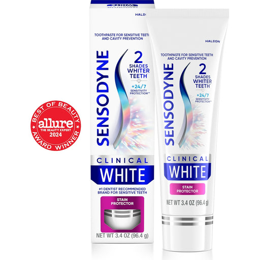 Sensodyne Sensodyne Clinical White Stain Protector Toothpaste - 3.4oz Toothpaste