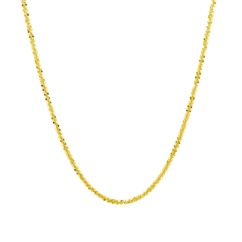 Bids.com 10k Yellow Gold Sparkle Chain 1.50 mm) Necklaces