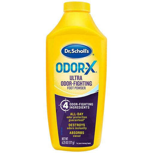 Dr. Scholl's Dr. Scholl's  Odor X Ultra Odor -Fighting  Foot Powder 6.25 Oz Personal Care