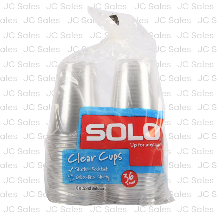 Solo Solo Up For Anything Cups, Clear, 10 Ounce Tableware White Smoke