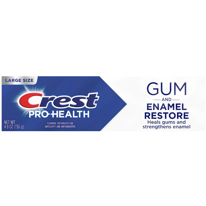 Crest Crest Toothpaste, Fluoride, Gum And Enamel Restore, Large Size Toothpaste