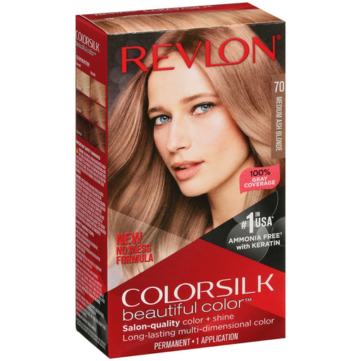 Revlon Revlon Permanent Hair Color, Medium Ash Blonde 70 Hair Color