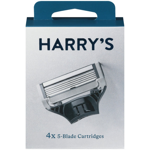 Harry's Harry's 5-Blade Cartridge Refill, 4-Pack Razors & Razor Blades Light Gray