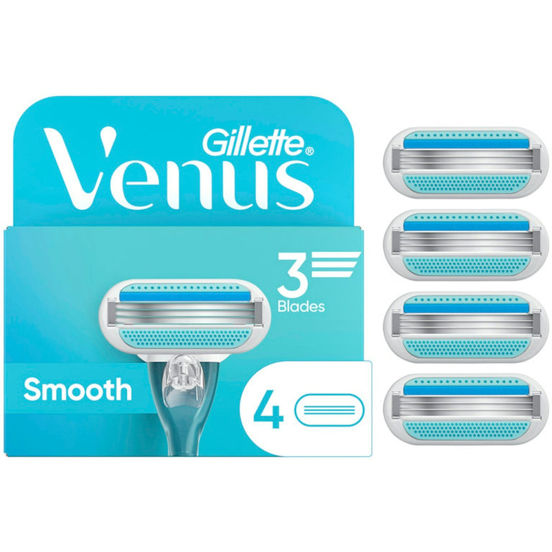 Gillette Gillette Venus Smooth Women's Razor Blade Refills, 3 Blades, 4 Count Shaving & Grooming