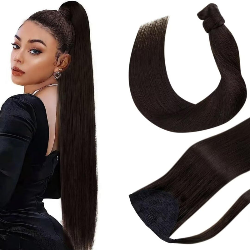 VIP Extensions VIP PONYTAIL / Silky 24" (100 grams) 100% Human Hair ponytail