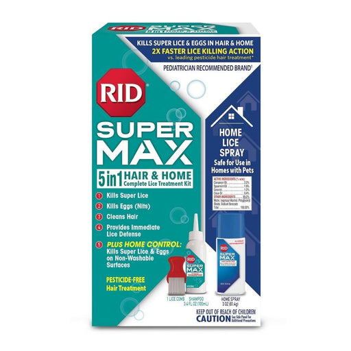 RID RID Super Max 5-in-1 Hair & Home Complete Lice Treatment Kit Hair Care