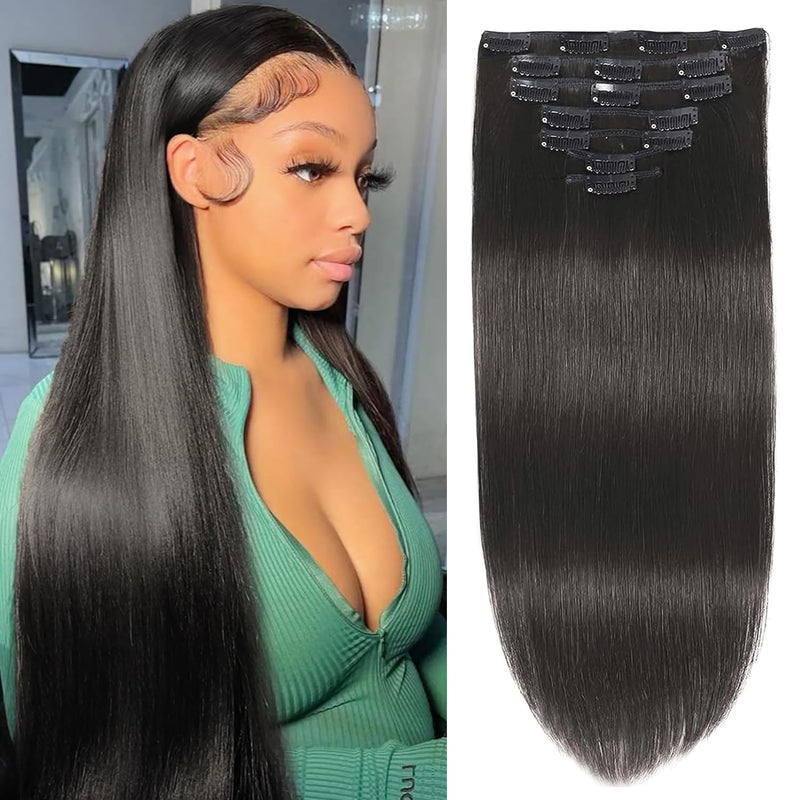 VIP Extensions VIP Clip Extensions / Silky Straight - 18" (140 g ) ClipeX System Hair Extension