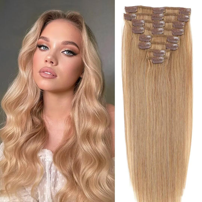 VIP Extensions VIP Clip Extensions / Silky Straight - 18" (140 g ) ClipeX System Hair Extension