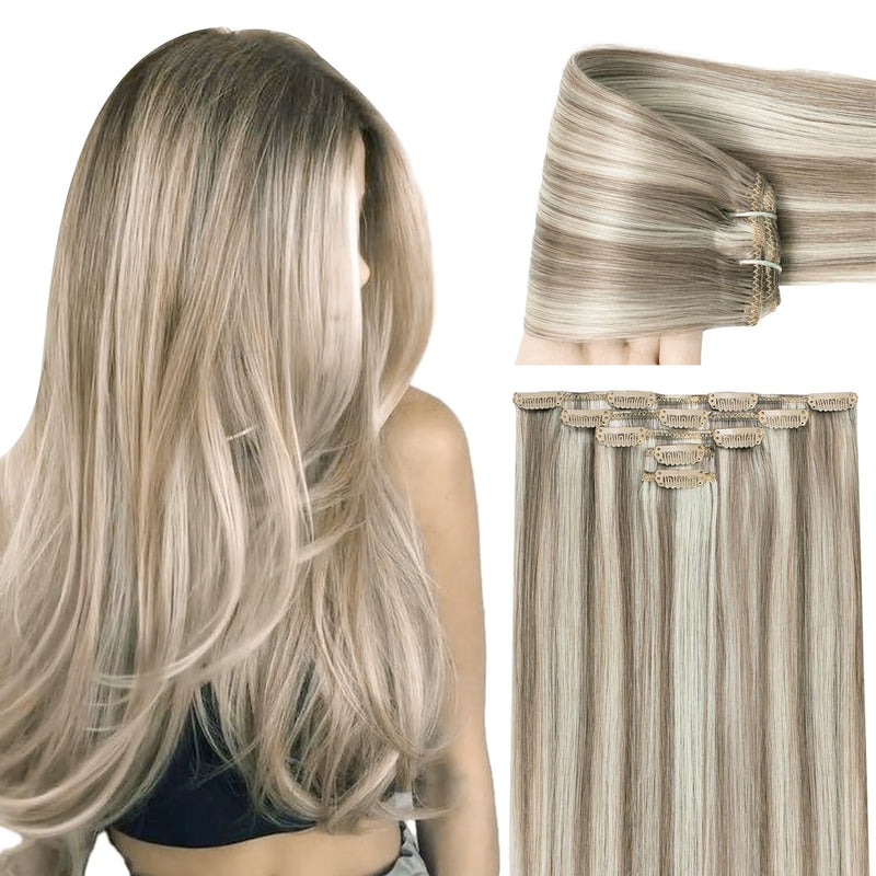 VIP Extensions VIP Clip Extensions / Silky Straight - 18" (140 g ) ClipeX System Hair Extension