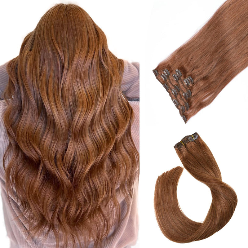VIP Extensions VIP Clip Extensions / Silky Straight - 18" (140 g ) ClipeX System Hair Extension