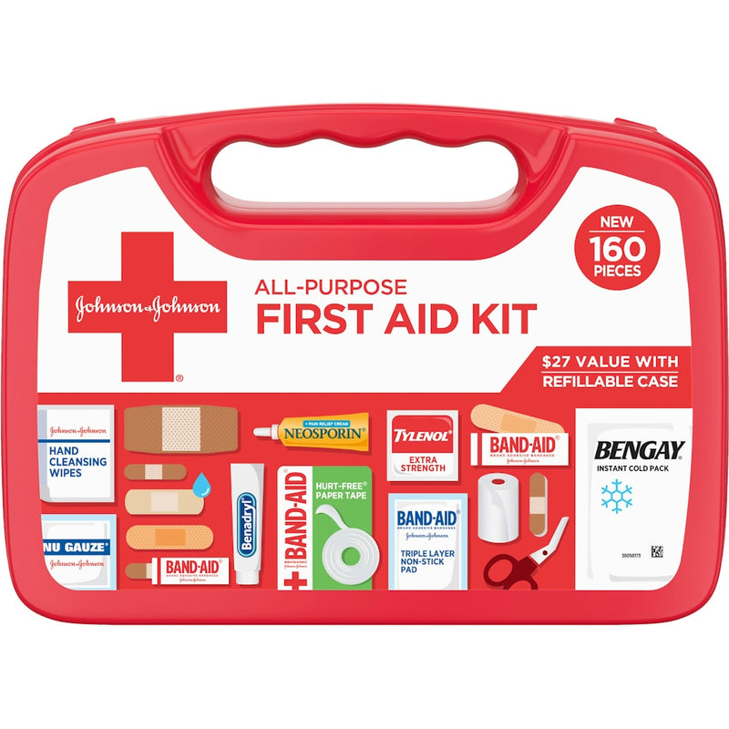 Johnson & Johnson Johnson & Johnson All Purpose Portable Compact First Aid Kit First Aid Kits