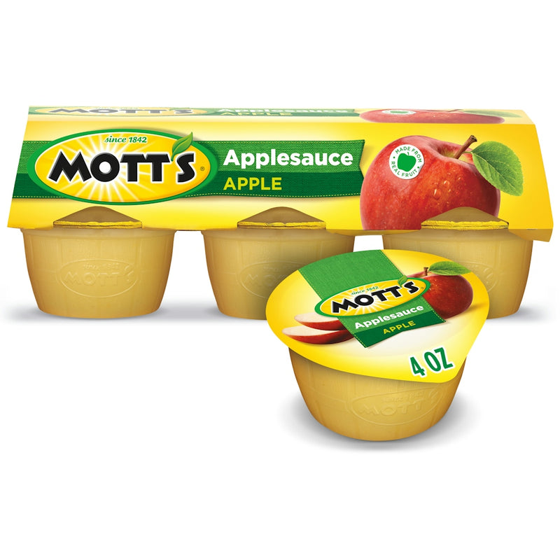 Mott's Mott's Apple Applesauce - 4 Ounce Soups & Broths White Smoke