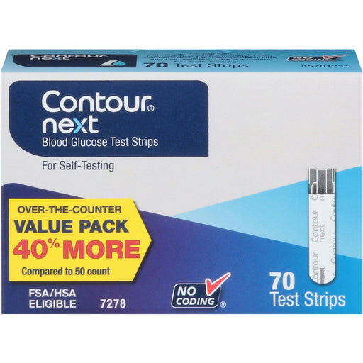 Contour Contour Next, Blood Glucose Test Strips, Value Pack Blood Glucose Test Strips