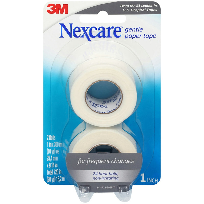Nexcare Nexcare 1 Inch X 10 Yards Gentle Paper First Aid Tape Rolls First Aid